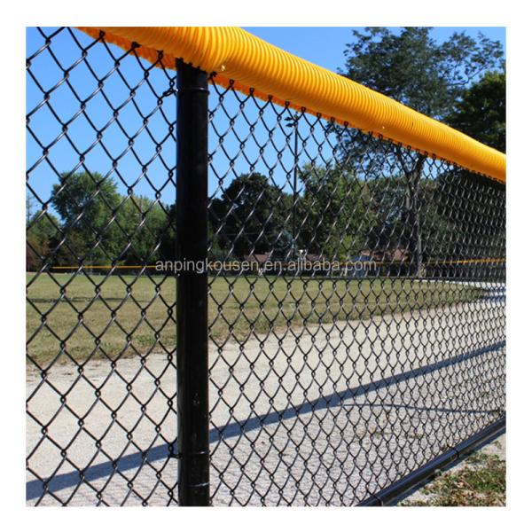 Galvanized Steel Diamond Hole Cyclone Wire Fence Chain Link Fence Rolls at