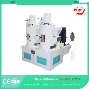 Grain Husking Vertical Double Roller Rice Mill Whitener
