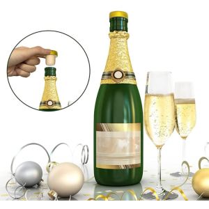 Aluminium-Plastic Customied T Shape Wine Corks Wooden Bar Top Cap Wine Bottle Stoppers