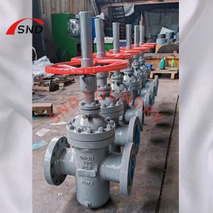 Handwheel Flange Flat Gate Valve Non Rising Stem Seated WCB Gate Valve Coating