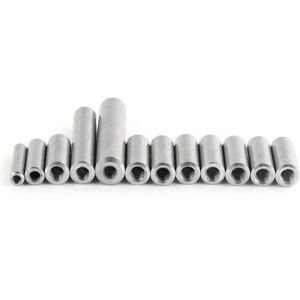 18-8 Stainless Steel INOX SUS 304 Round Parallel Dowel Pin With Internal Thread
