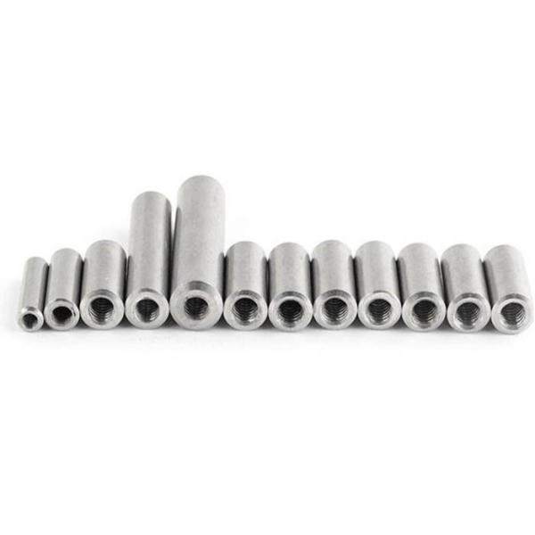 18-8 Stainless Steel INOX SUS 304 Round Parallel Dowel Pin With Internal Thread