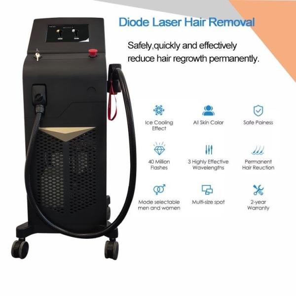 Efficient Diode Laser Hair Removal Machine Air Water Semiconductor Module