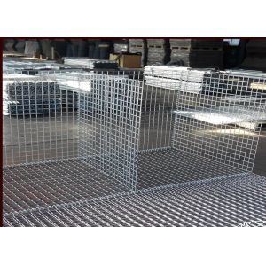Gabion 10 Gauge Welded Wire Mesh 2 X 2 Rectangle Hole PVC Coated