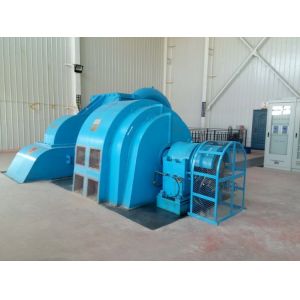 10kV Pelton Turbine Generator with 60Hz Frequency Cast Iron/Stainless Steel