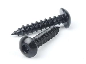 Cheap Class 8.8 Black Oxide Steel Socket Drive Self Tapping Screws Hex Drive Pointed Screw for sale