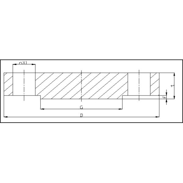 F304L Blind DN50 Stainless Steel Flanges EN1092-1 ASME B16.5