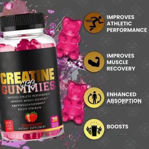 Wholesale Custom Label creatine Gummies Work Out Energy Gummies Muscle Builder