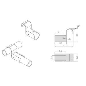 DY-17 Lean Pipe Slide Low Connector