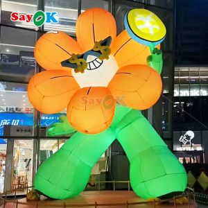 Free 3d Design Commercial Giant Inflatable Rich Flower Inflatables Flowers Pot