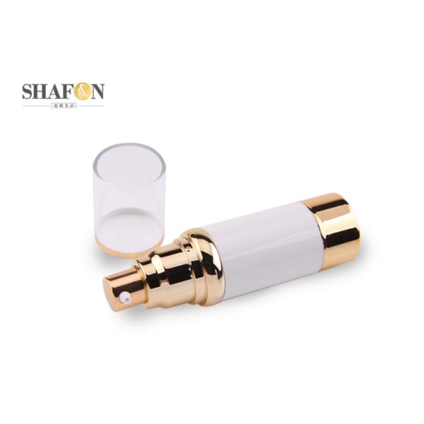 PMMA Material Airless Cosmetic Bottles For Toning Water 34mm Diameter