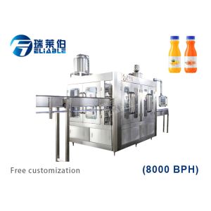 High Precision Auxiliary Equipment Fruit Juice And Tea Filling Machine