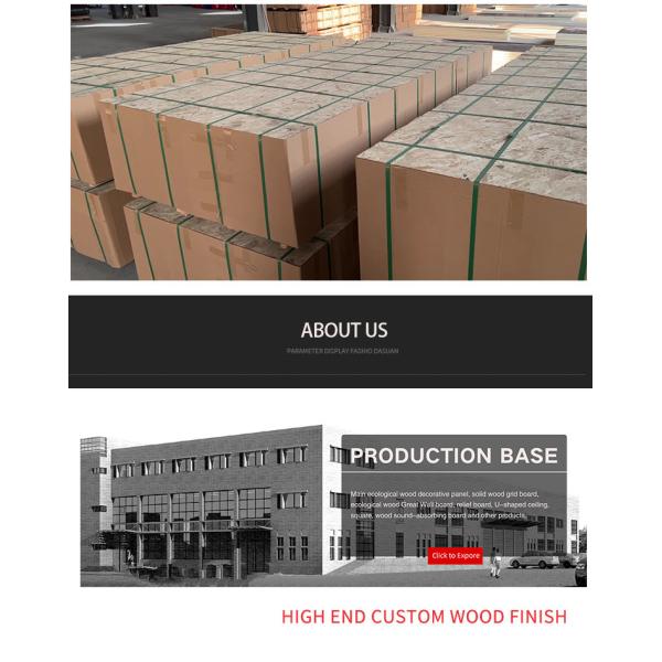 ISO9001 Mirror PVC Bamboo Charcoal Wall Panels Moistureproof