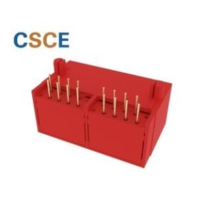 10P8C 1 x 2 Port Gigabit Ethernet RJ45 Modular Jack Connector With Transformer