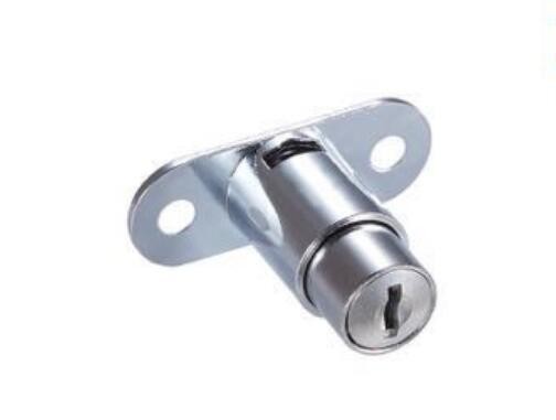 Quality Zinc Alloy Chrome Plated Cabinet Drawer Locks D19xL22mm Rust Prevention wholesale