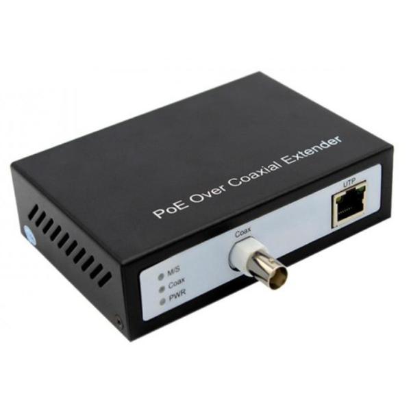 Quality 10/100Mbps POE over Coax Converter, Ethernet Over Coax Extender 300m For IP Camera wholesale