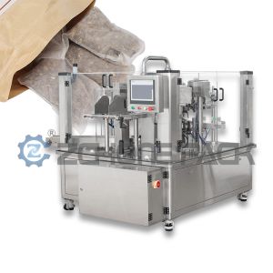 China 8 Station Zongzi Granule Packaging Machine With Automatic Vacuum Pumping System on sale