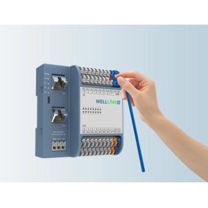 Decowell Cc-Link Ie Field Basic I/O Module 8di8do Digital Quantity Module for PLC