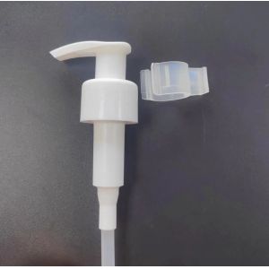 Green Custom PP Material Lotion Dispenser Pump with Clip Lock for Liquid Soap