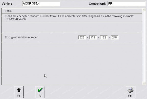 Dealer Level DAS FDOK/VEDOC Encrypted Random No. Keygen For Mercedes benz