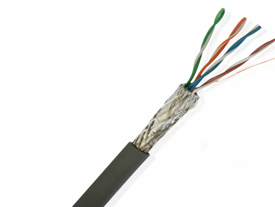 Quality Multicolor CAT7 Shielded SSTP PVC Network Cable HDPE Insulation Length 0.5m/1m/2m/3m/5m wholesale