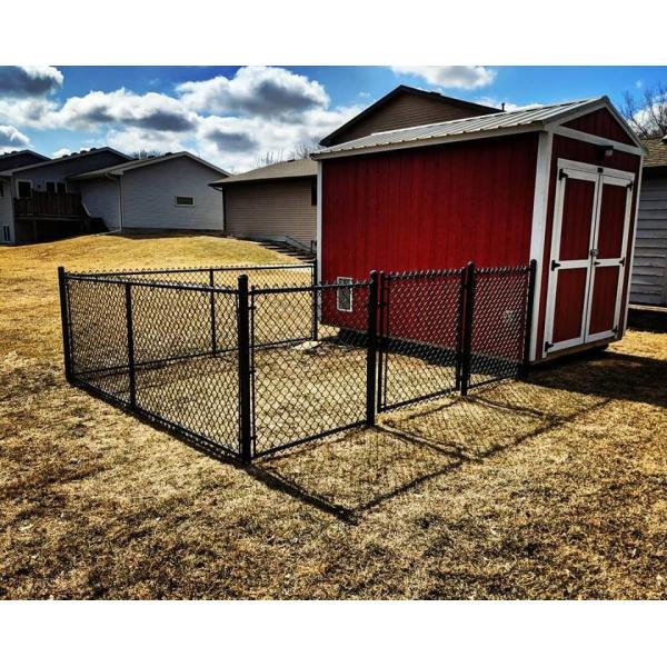 Quality Black PVC Coated Chain-Link Fence/Cyclone 2.1m*15m*50mm*3.3mm*52.8kg wholesale