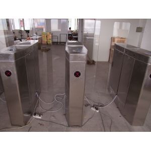 Security Wing Barrier Flap Gate Automatic Entrance Control Noiseless Operation