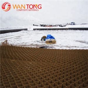 50-250mm Textured Perforated HDPE Geocell for Smooth and Long-Lasting Road