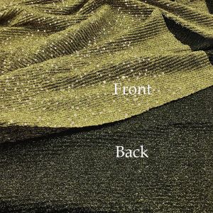 Classic 147cm Polyester Embroidered Sequin Mesh Fabric For Evening