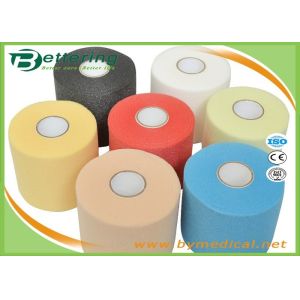 Cheap 7cmX27m Sports Underwrap Foam Tape Polyester Fiber Elastic Adhesive Muscle Strain Injury Roll Bandage for sale