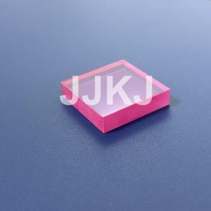 Cheap Laser Application Al2O3 Ruby Single Crystal With Customized Ruby Doping for sale
