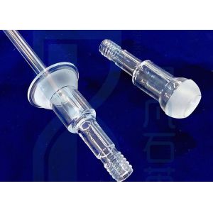 Abnormity Quartz Nut Screw Glass Tube Abrasive Machining