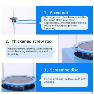 Cheap Factory Price 1-7 Layers 200mm 300mm 400mm Standard Test Lab Sieve Shaker Vibration Testing Machine for sale