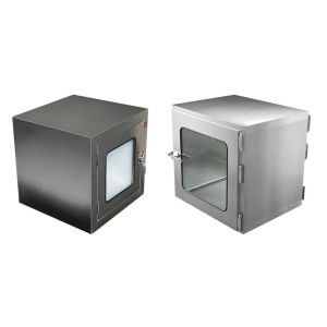 HVAC SUS Static Cleanroom Pass Box With UV Lamp In Pharmaceutical Industry