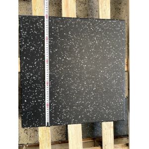 Cheap 1m*1m 20mm Extra Heavy-Duty Black Rubber Floor Protection Mat for Gym and Fitness Centre for sale