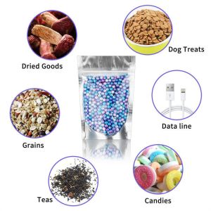 Customized Stand Up Foil Polybag Food Package Bag With Window for Food Packaging