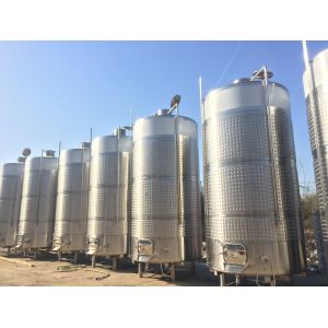 Single Wall 3mm Fruit Wine Fermentation Tank , Wine Fermenting Equipment