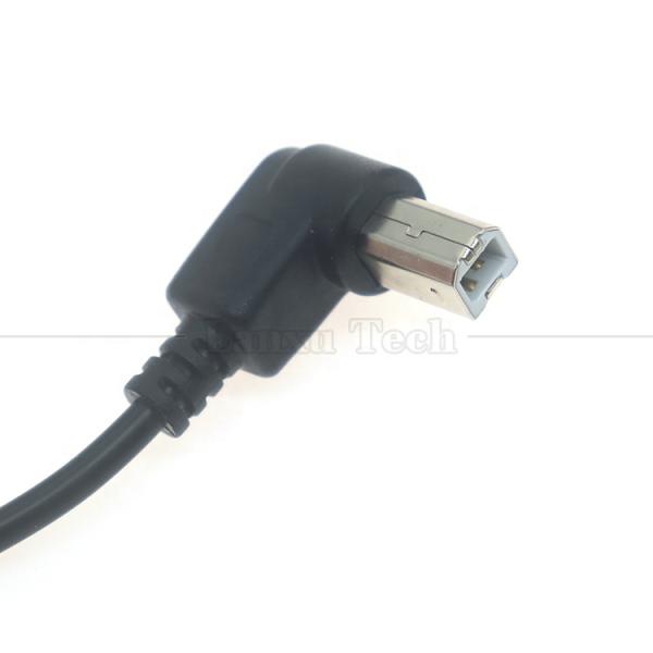 90 Degree Right Angle Type A Male to B Male USB 2.0 Printer Connector Extension Cable