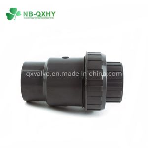 1 prime prime Spring Type PVC Check Valve for Water Industry Reversing Flow