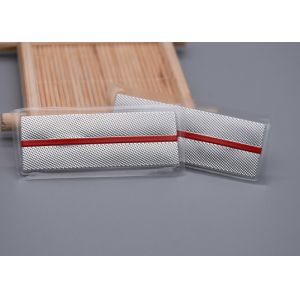 TPU Two Colour Debossed Logo Heat Transfer Labels For Garments