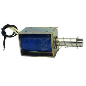 U1668 Open Frame Push Pull Solenoid 25mm Stroke