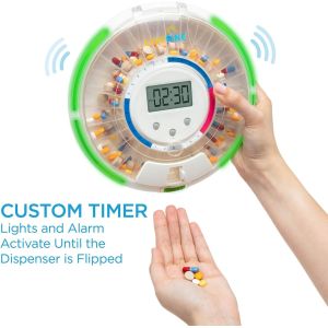 Portable Multifunctional Timing Alarm Clock Intelligent Electronic Medicine Box