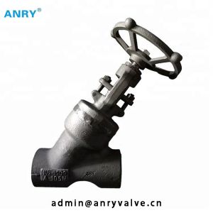 High Pressure Forged Steel Globe Valve 800Lb Y Type Overlay Disc Threaded