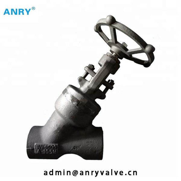 Quality 800Lb Y Type Globe Valve Water SW NPT Bolted Bonnet 1/2"-4" wholesale