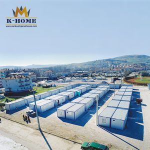 Sandwich Panels Flat Pack Prefab House Mining Site Accommodation Use