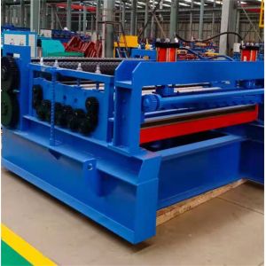 Fully automatic checker plate steel sheet metal embossing machine