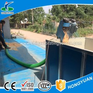 Vehicle mounted Electric spiral conveyor grain suction machine