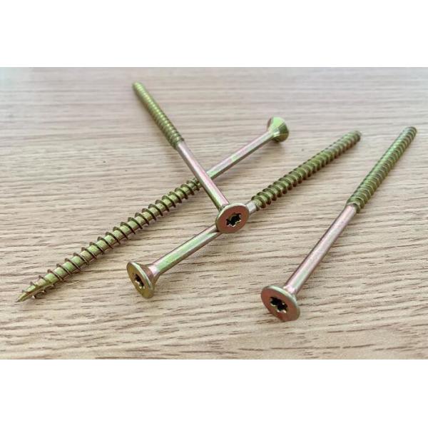 Quality Zinc Timber Plastic Wood Screws Double Countersunk Head Partial Thread wholesale