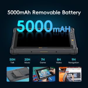 ONE Rugged Tablets M10J 10In Win 11 PC NFC IP65 Waterproof 8GB Memory Capacity