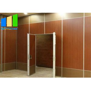 Customized Aluminum Melamine Folding Removable Partition Walls For Hotel